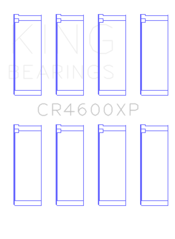 Mini Cooper S R50 Performance Rod Bearings - King Engine Bearings - Trimetal pMax Black - `02-`08