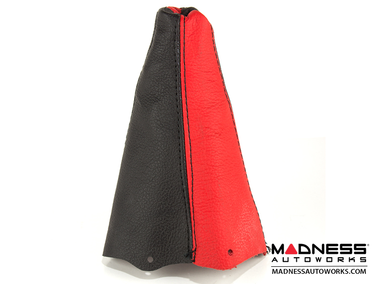 MINI Cooper eBrake Boot - Black and Red Leather