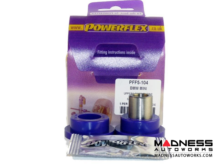 MINI Cooper Polyurethane Bushing Set - Lower Engine Support Bracket Small by Powerflex (R50 / R52 / R53 Model)