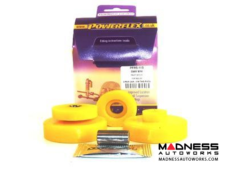 MINI Cooper Polyurethane Bushing Set - Rear Shock Top Bushing (Street) by Powerflex (R50 / R52 / R53 Model)