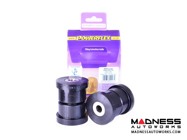 MINI Cooper Polyurethane Bushing Set - Front Arm Front Bushing by Powerflex (F54 / F55 / F56 Model)