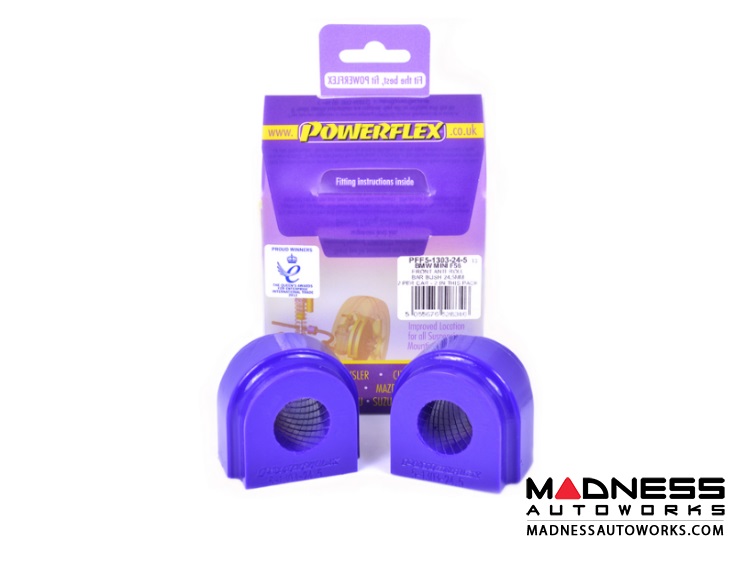 MINI Cooper Polyurethane Bushing Set - Front Anti Roll Bar Bushing by Powerflex (F54 / F55 / F56 Model)